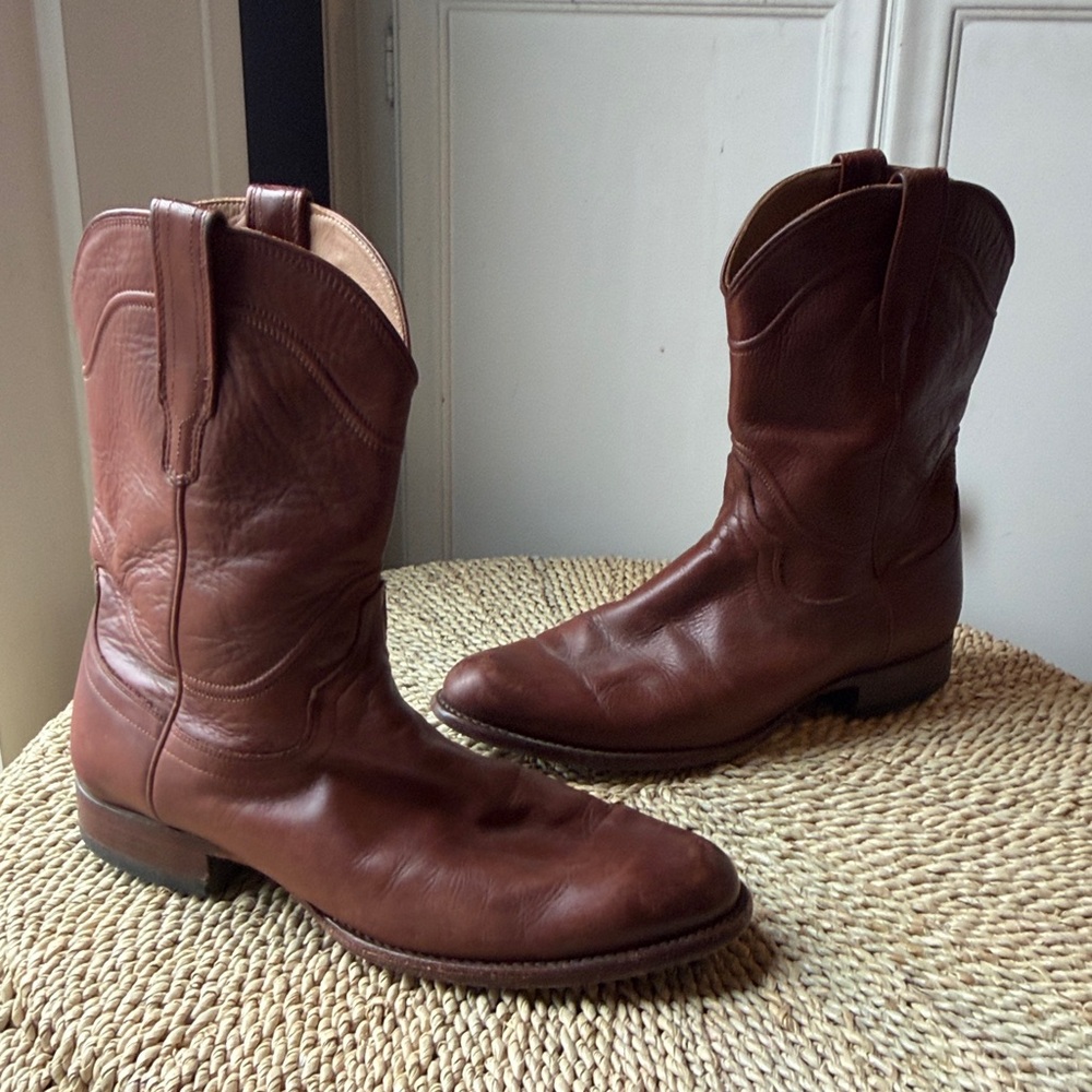 Tecovas "The Earl" Bourbon Calf Roper Boots Men’s 10.5 Wide (EE) - Retired Color - Picture 5 of 9